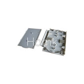 Clip-on fiber splice tray