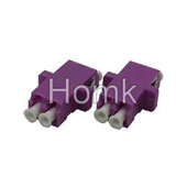 Duplex fiber LC OM4 adapter