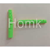 Green hollowed-out connector boot