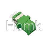 LC/APC fiber adapter with shutter