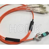 MPO-LC MM break out patch cord