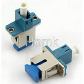 Metal SC-LC hybrid adapter
