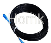 SCPC Fiber Pigtail Patch Cord With Black Cable