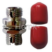 Small D type fiber adapter