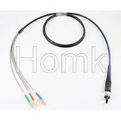 8 Core LC Armored Fiber Optic Patch Cord