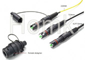 Fiber Optical OptiTap MINI-SC MINI-LC MINI-MPO connector compatible Corning type