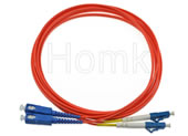Fiber optic patch cord (SCPC-LCPC MM DX)