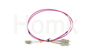 LCPC-SC OM4 DX Fiber Patch Cord