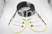 ODC outdoor fiber optic patch cord assembly protected branch cable…