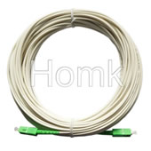 SC APC SM SX White Fiber Patch Cord