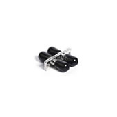 ST DX fiber adapter black