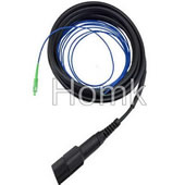 Waterproof fiber PDLC patch cord
